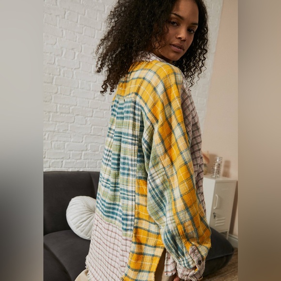 BDG Multicolor Plaid Flannel - Picture 2 of 5
